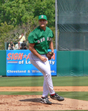 Jonathan Papelbon pitches