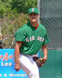 Jonathan Papelbon pitches