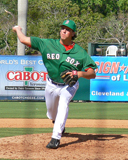 Craig Hansen pitches