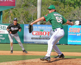 Craig Hansen pitches