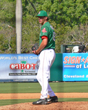 Craig Hansen pitches