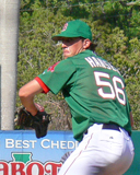 Craig Hansen pitches