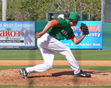 Craig Hansen pitches