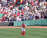 Jason Varitek at attention